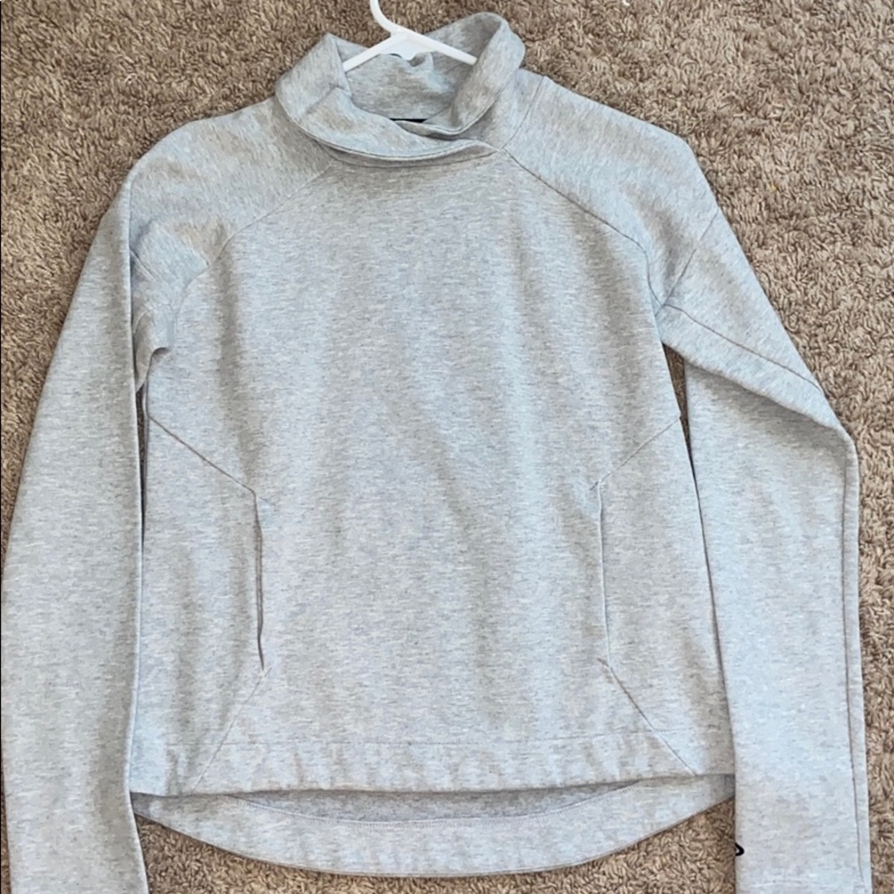 champion grey athletic sweatshirt